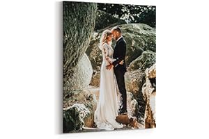Personalized Custom Canvas Prints: Photo On Canvas (Framed 11X14) Transform Your Photos into Stunning Framed Wall Art Digital