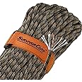 620 LB SurvivorCord Hank, Paracord 550 Type III, Military Grade, Heavy Duty Paracord with 3 Survival Strands, Cordage for Cam