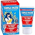 Triple Paste 3X Max Diaper Rash Ointment, Maximum Strength with 40% Zinc Oxide Ointment for Severe Diaper Rash, 2 oz Tube