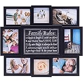 Malden 8 Opening Picture Frame, Black