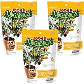 Jobe’s Organics Fruit & Citrus Tree Fertilizer Spikes, 3-5-5 Time Release Fertilizer for all Container or Indoor Fruit Trees,