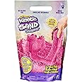 Kinetic Sand, Crystal Pink 2lb Bag of All-Natural Shimmering Play Sand for Squishing, Mixing and Molding, Sensory Toys for Ki