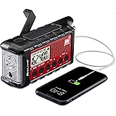 Midland - ER310, Emergency Crank Weather AM/FM Radio - Multiple Power Sources, SOS Emergency Flashlight, Ultrasonic Dog Whist