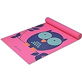 Gaiam Kids Yoga Mat Exercise Mat, Yoga for Kids with Fun Prints - Playtime for Babies, Active & Calm Toddlers and Young Child