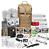 EVERLIT Complete 72 Hours Earthquake Bug Out Bag Emergency Survival Kit for Family. Be Prepared for Hurricanes, Floods, Tsuna