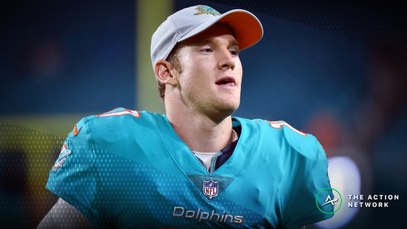 Lions-Dolphins Line Opens Despite Ryan Tannehill Injury Concerns | The Action Network Image