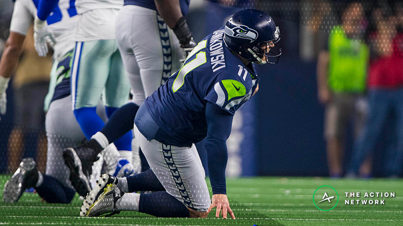 Janikowski's Injury Leads to Epic Backdoor Cover in Seahawks-Cowboys Game | The Action Network Image