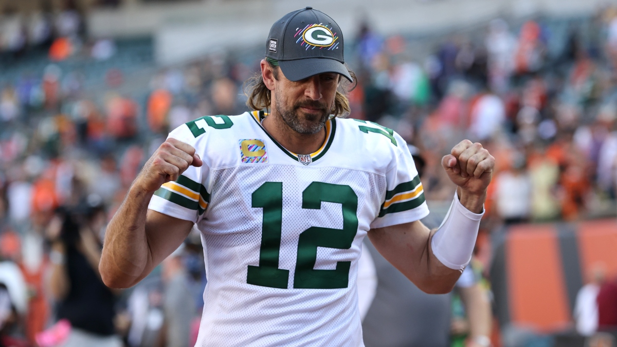 What Aaron Rodgers Said Friday About His Vaccination Status on Pat McAfee's Show Image