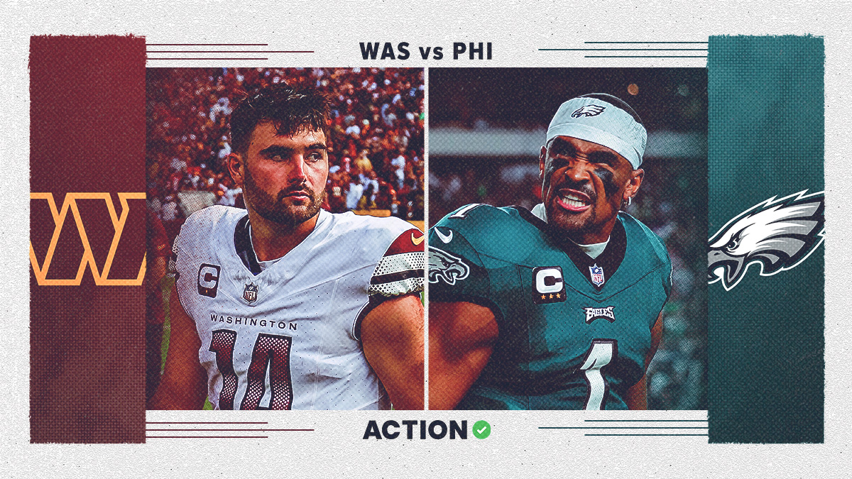 Commanders vs Eagles: Bet the Over/Under in NFC East Clash Image