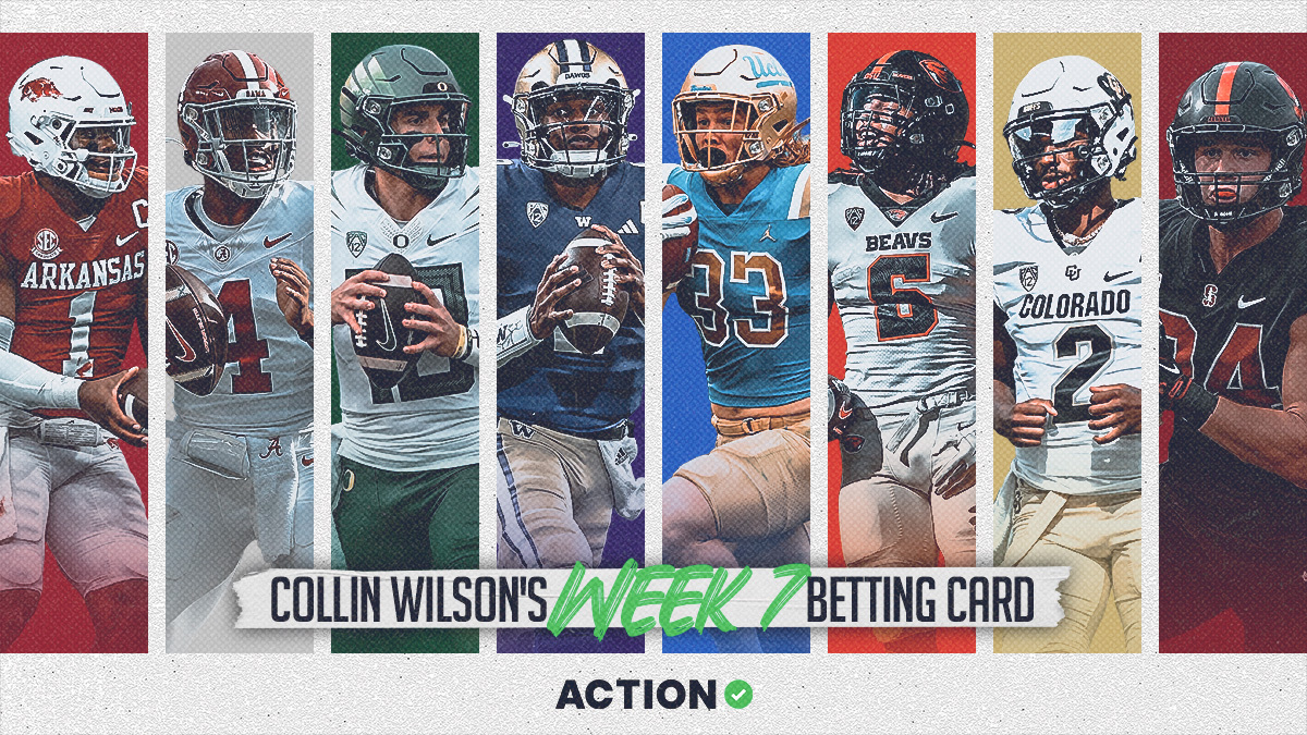 Collin Wilson's NCAAF Week 7 Betting Card article feature image