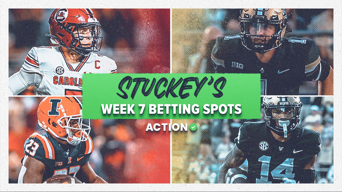 Stuckey's Top 10 NCAAF Betting Spots for Week 7 article feature image