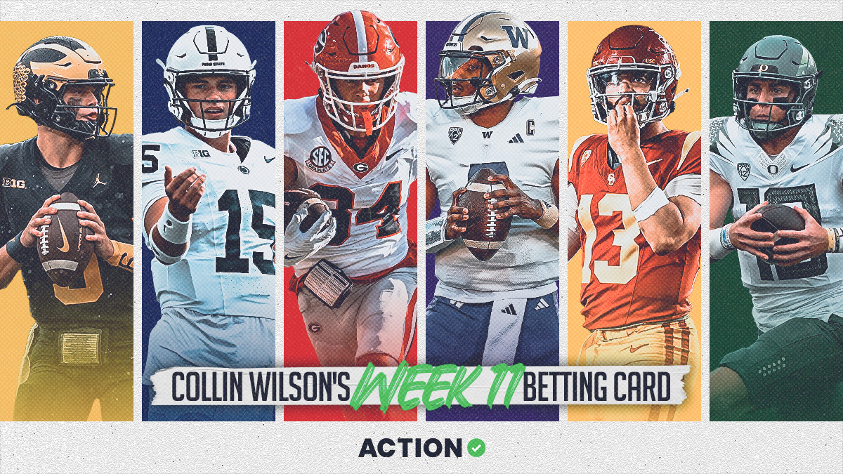 Saturday NCAAF Odds, Picks | Collin Wilson’s Week 11 Betting Card (Nov. 11) article feature image