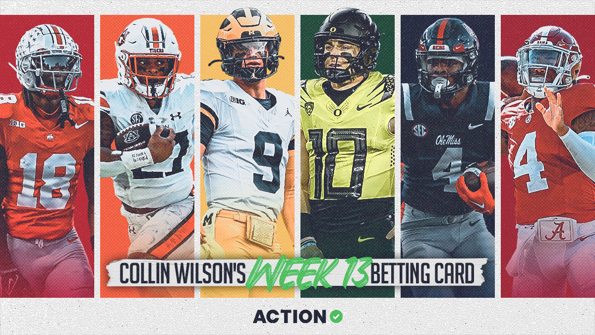 Collin Wilson's NCAAF Week 13 Betting Card article feature image