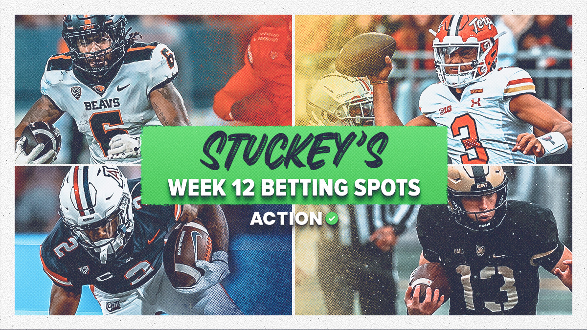 Stuckey's Week 12 NCAAF Betting Spots for Maryland vs. Michigan, Miami vs. Louisville & More Image