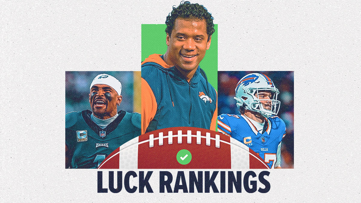 NFL Luck Rankings Week 12: Broncos Enter Top 3; Bills-Eagles Showdown Image