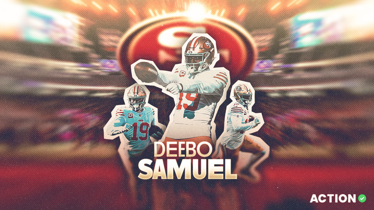 Deebo Samuel Props: 2 Bets for Super Bowl Image