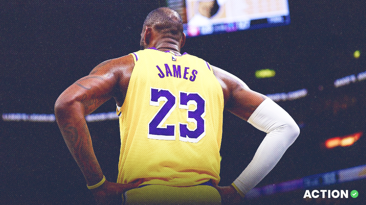 LeBron Stays With Lakers, Team Introduces Bronny: How Odds Changed article feature image