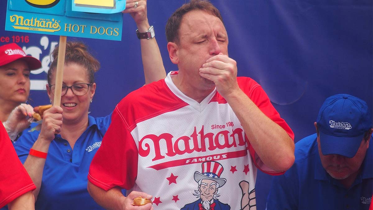 Chestnut Won't Compete in 2024 Nathan's Hot Dog Eating Contest