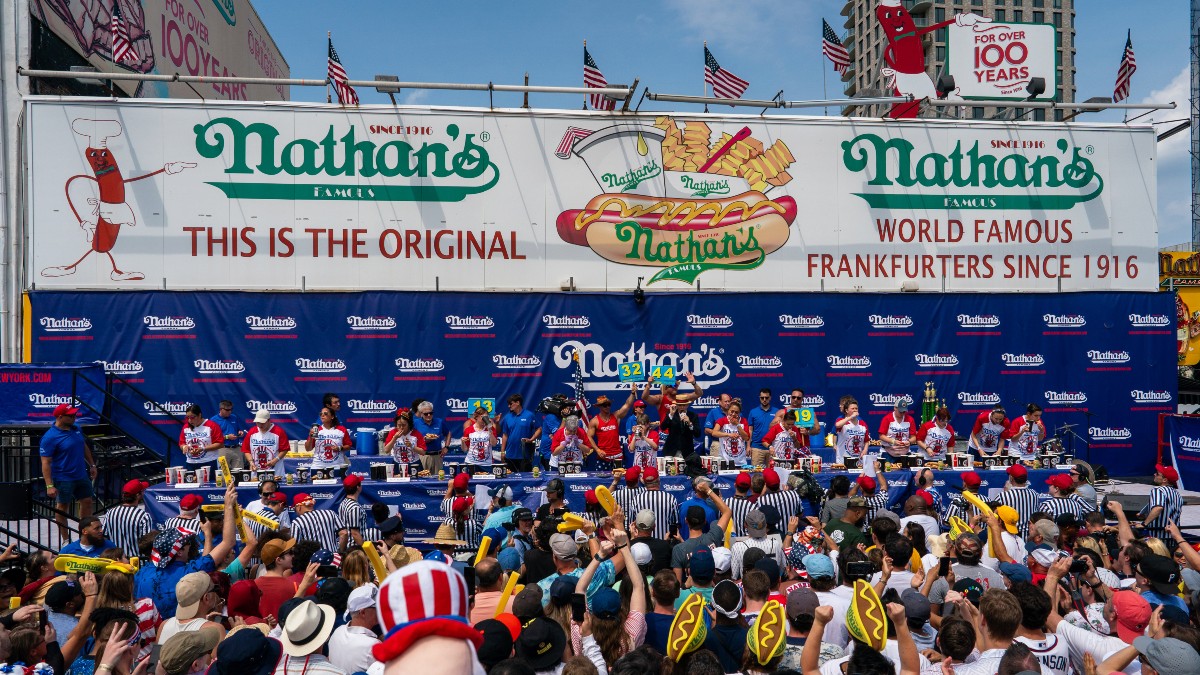 2024 Nathan's Hot Dog Eating Contest Results: Full Order of Finalists Image