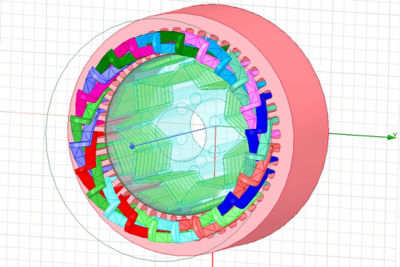 Ansys Maxwell specialized design interfaces for electric machines