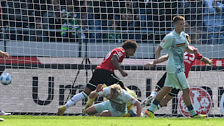 Beim 3:1 gegen Lautern schoss Taddel Momuluh sein erstes Zweitliga-Tor