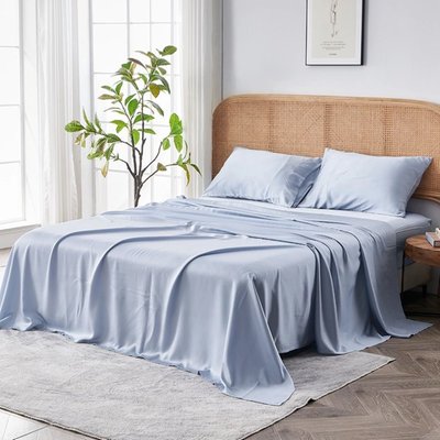 Airyweight Eucalyptus Sheet Set - Sky