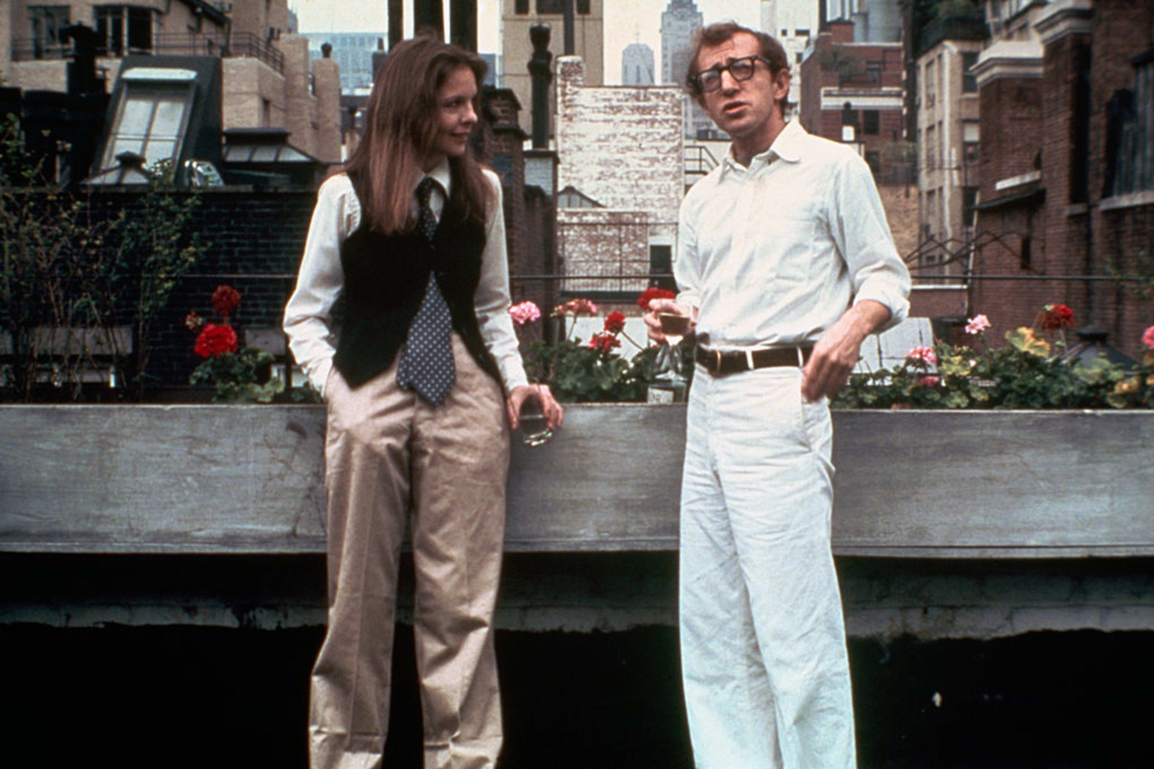 Woody Allen and Diane Keaton in Annie Hall