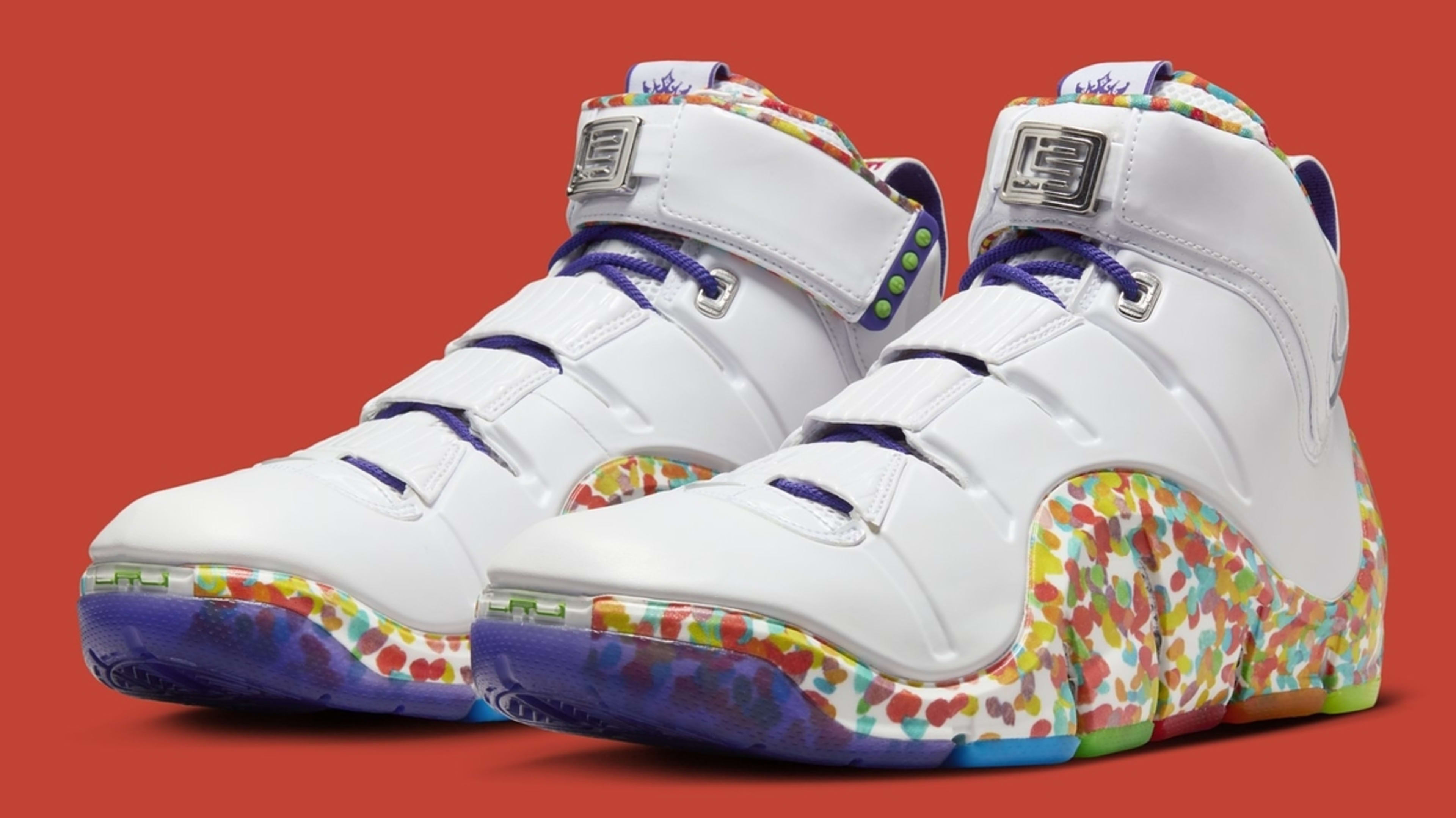 'Fruity Pebbles' Nike LeBron 4 Is Releasing Early at Kith