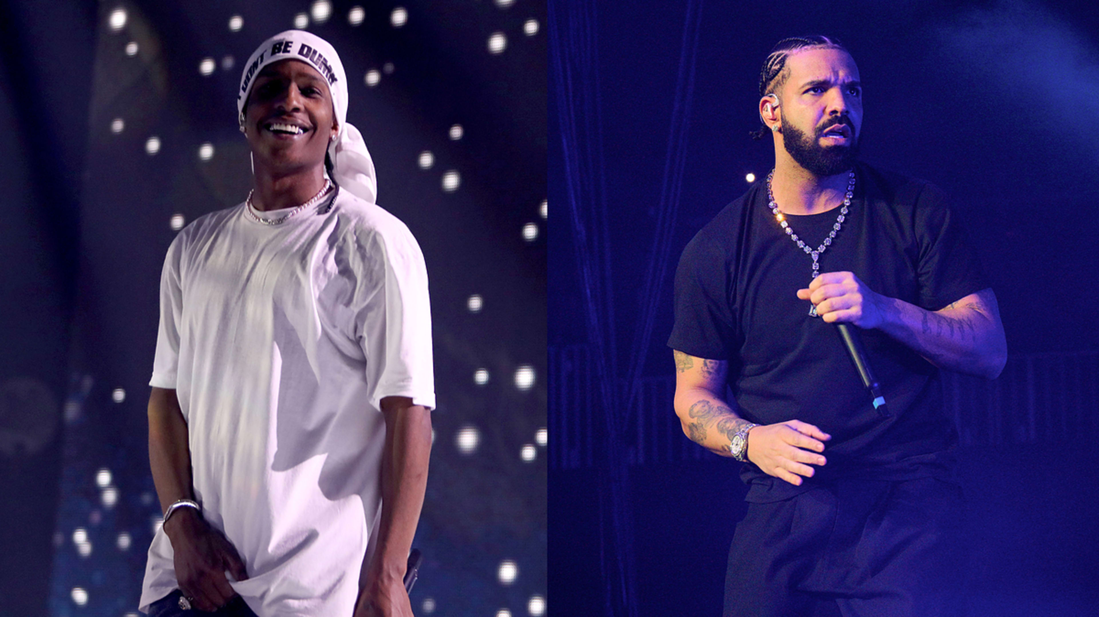 ASAP Rocky May Have Sent a Shot at Drake on Kid Cudi Collab “Wow,” Fans Speculate