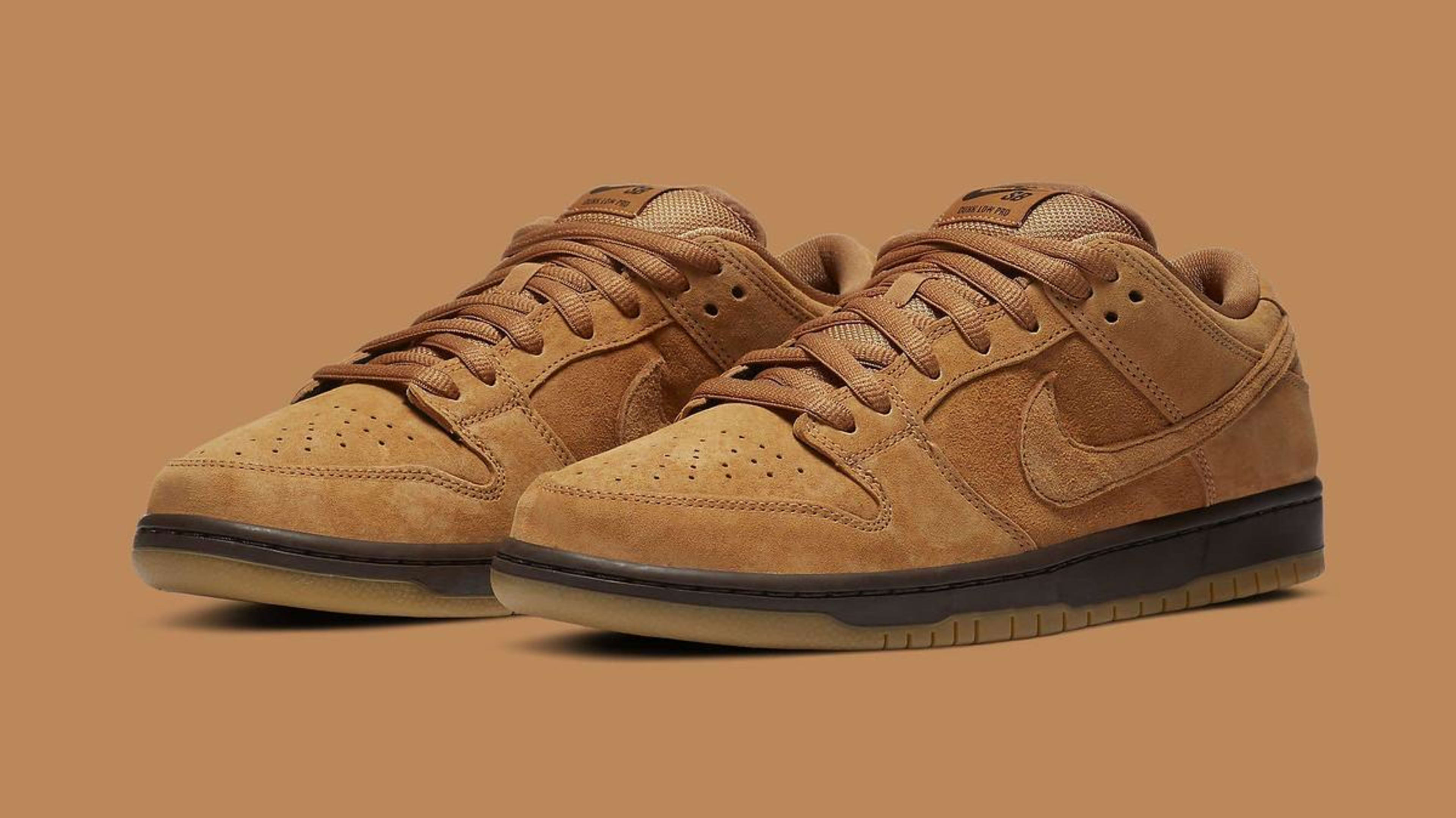 Nike SB Dunk Low 'Wheat Mocha' BQ6817 204 Pair