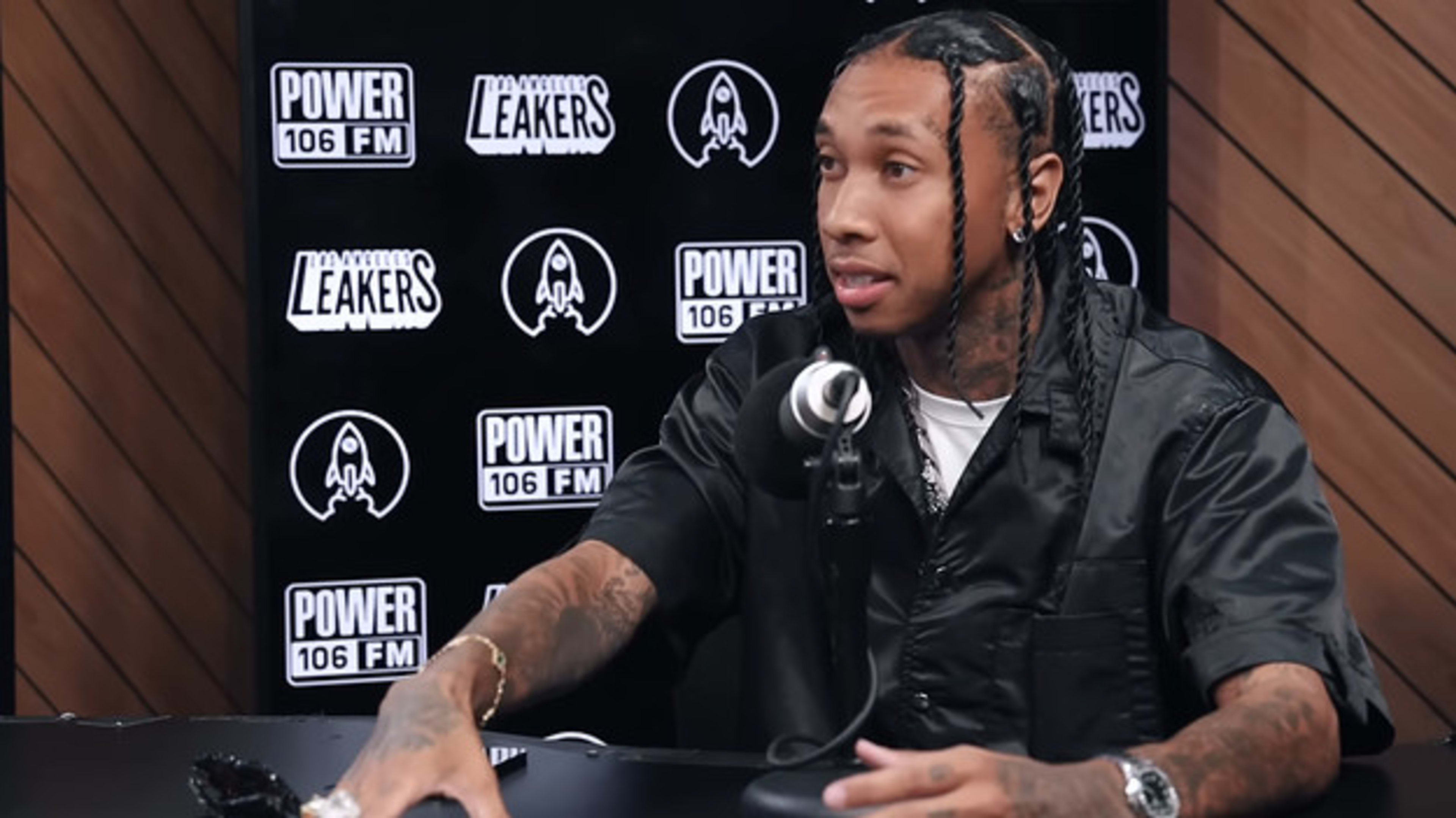 Tyga in an interview on Power 106 Los Angeles