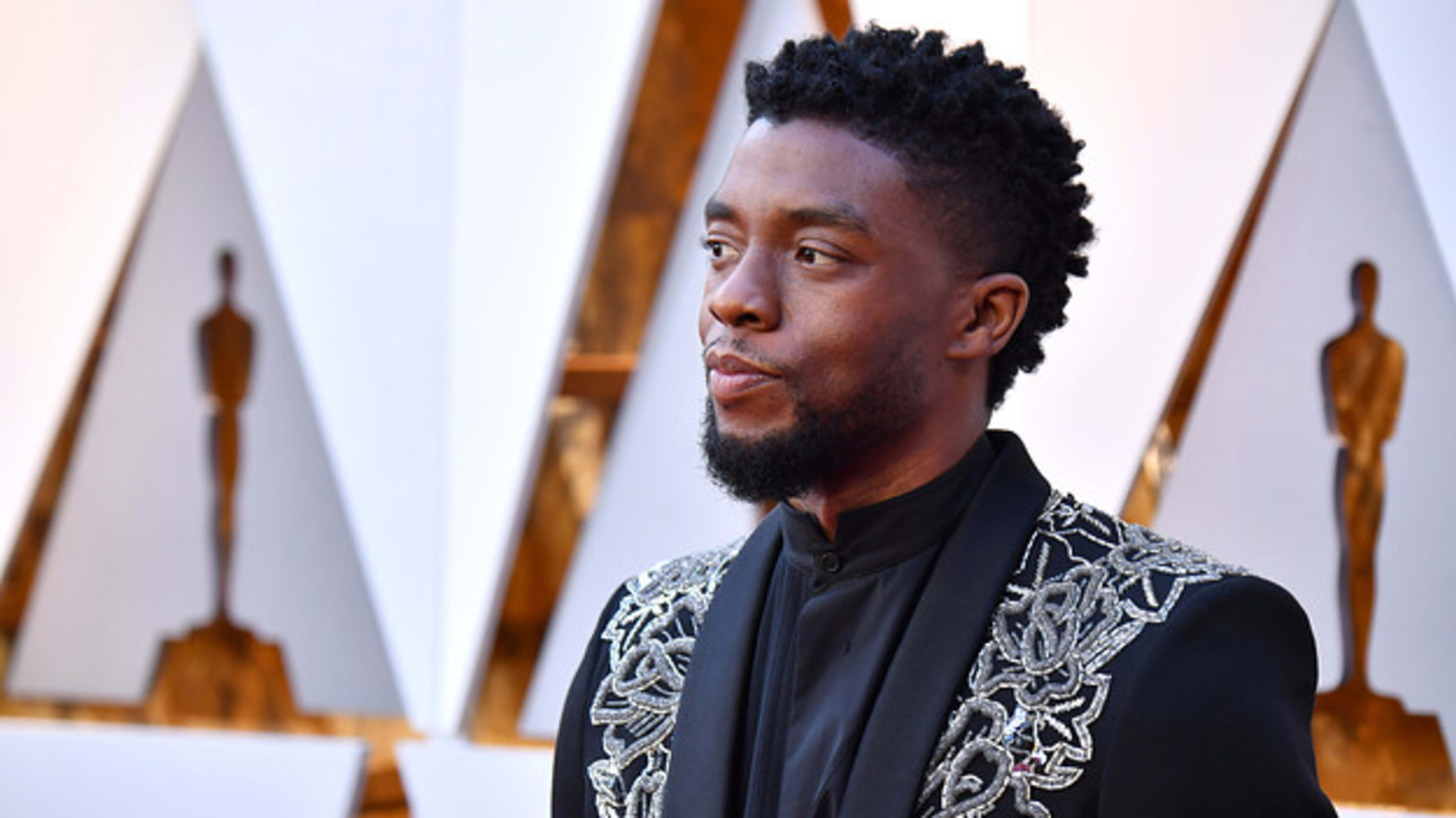 Chadwick Boseman attends the 90th Annual Academy Awards