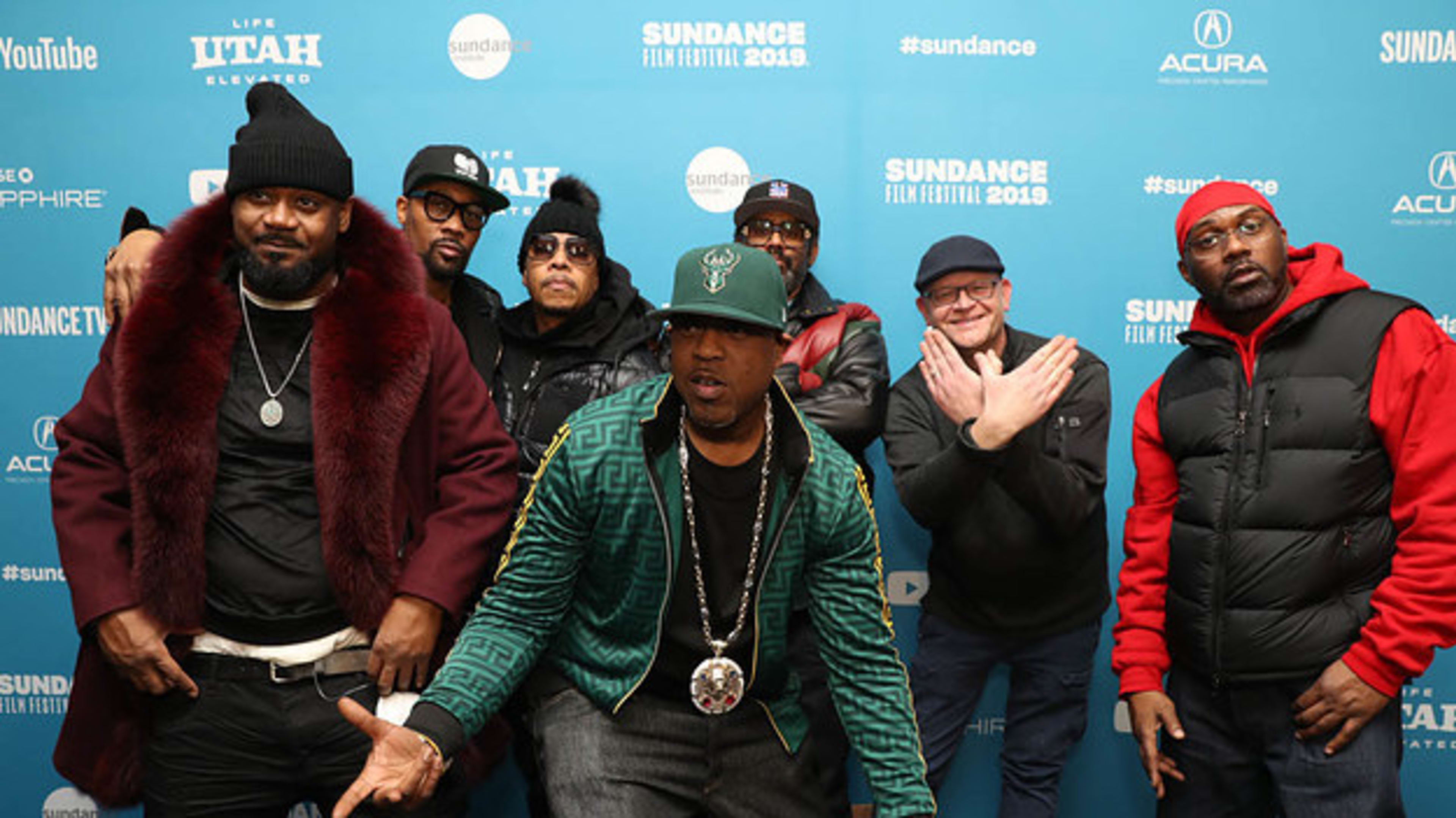 Wu Tang Clan and programmer Adam Montgomery at Sundance Film Festival 2019