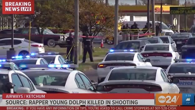 Memphis police department respond to Young Dolph shooting