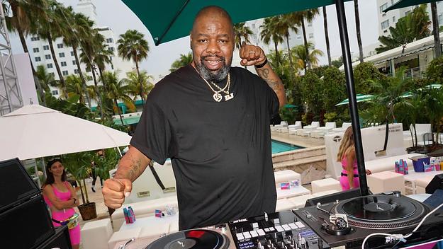 Biz Markie on turntable