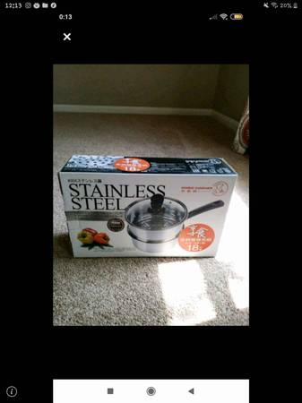 Stainless steel one handle double deck steamer 1