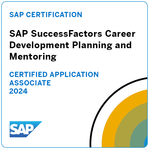 SAP Certified Application Associate - SAP SuccessFactors Career Development Planning and Mentoring 2024