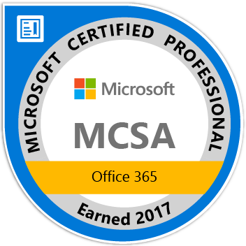 MCSA: Office 365 - Certified 2017