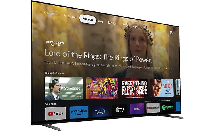 Sony BRAVIA XR55A80L Google TV makes it easy to find your favorite shows and movies