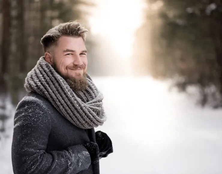 Comment entretenir et assortir les barbes en hiver ?