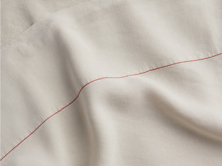 Heirloom TENCEL™ Linen Bone Swatch