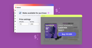 Learn about one of Issuu's most powerful digital publishing features — a built-in digital sales tool that allows users to monetize their publications.
