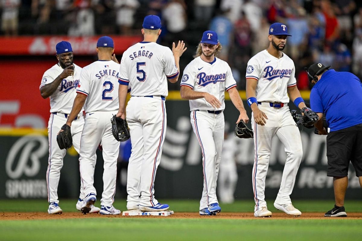 Rangers look to continue turnaround vs. reeling Angels