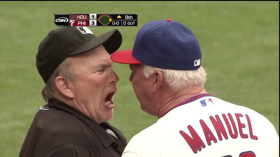 Bob Davidson&#39;s Ejection Of Charlie Manuel Today Featured More F-Bombs Than A Tarantino Film