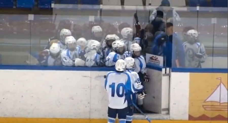 Russian Youth Hockey Game Features Non-Stop Brawling, About 30 People In The Penalty Boxes At Once