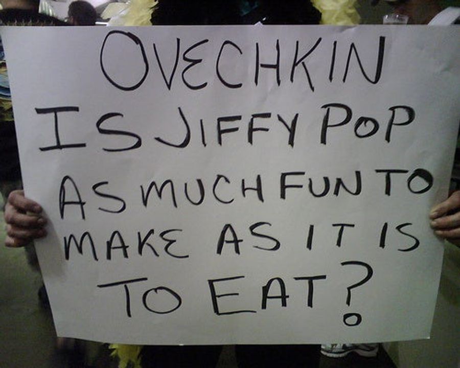 What Do Alexander Ovechkin, The Penguins And Jiffy Pop Have In Common?*