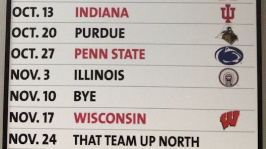 Ohio State Calls Michigan &quot;That Team Up North&quot; On Its 2012 Football Schedule