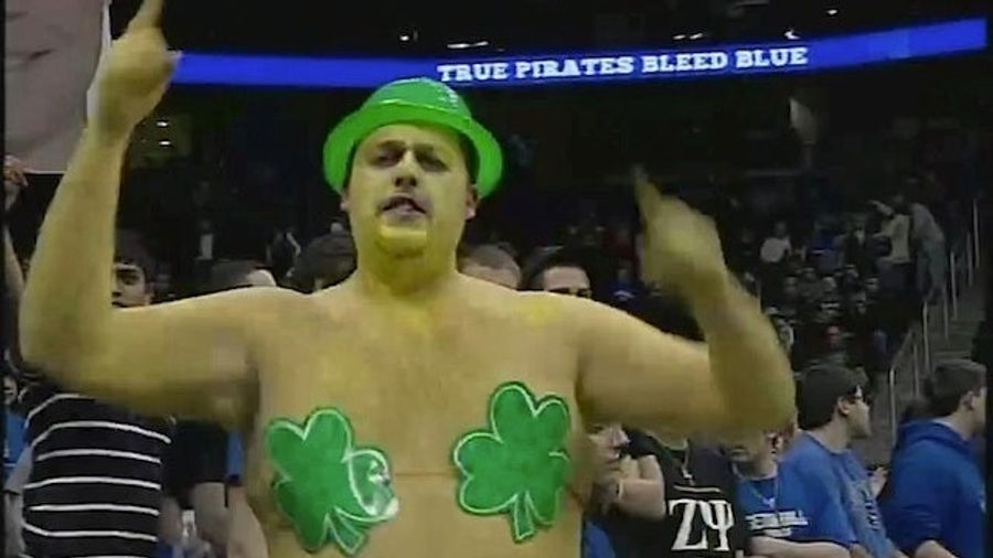 Clover-Nipple Man, The Unofficial Conductor Of The Notre Dame Fight Song