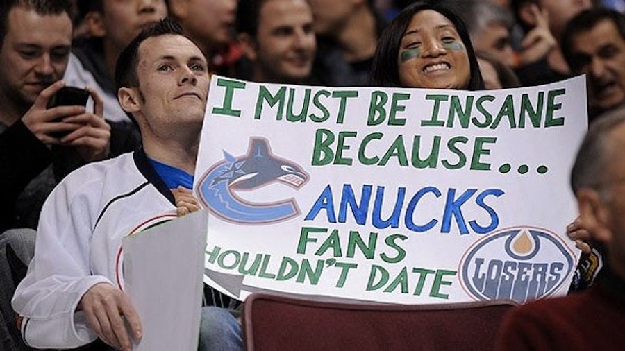 This Vancouver Canucks Fan Is Proud To Be Dating An Edmonton Fan