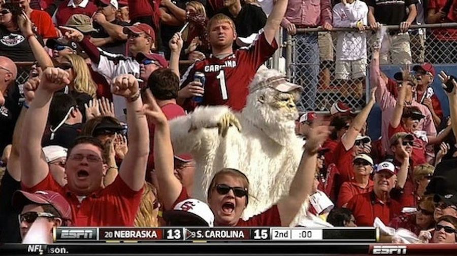 Yes, The Yeti Is Real, And It&#39;s A Fan Of The South Carolina Gamecocks